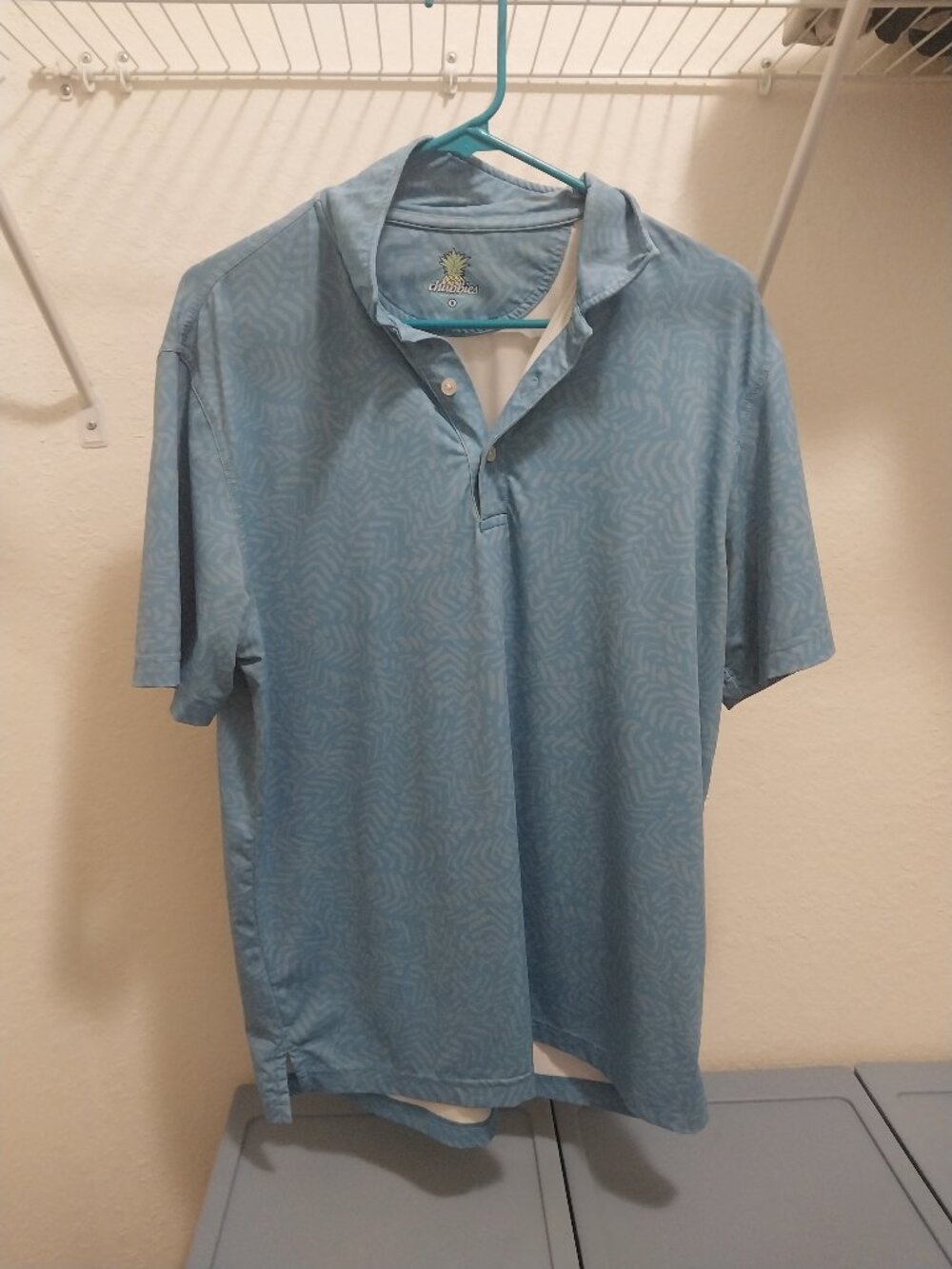 Mens chubbies small blue polo